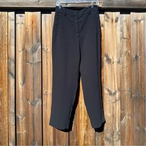 Wilfred | High Waisted Black Trouser Pants Straight Leg with Pockets Size 8